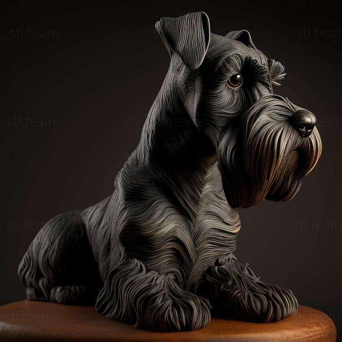 Zwergschnauzer dog